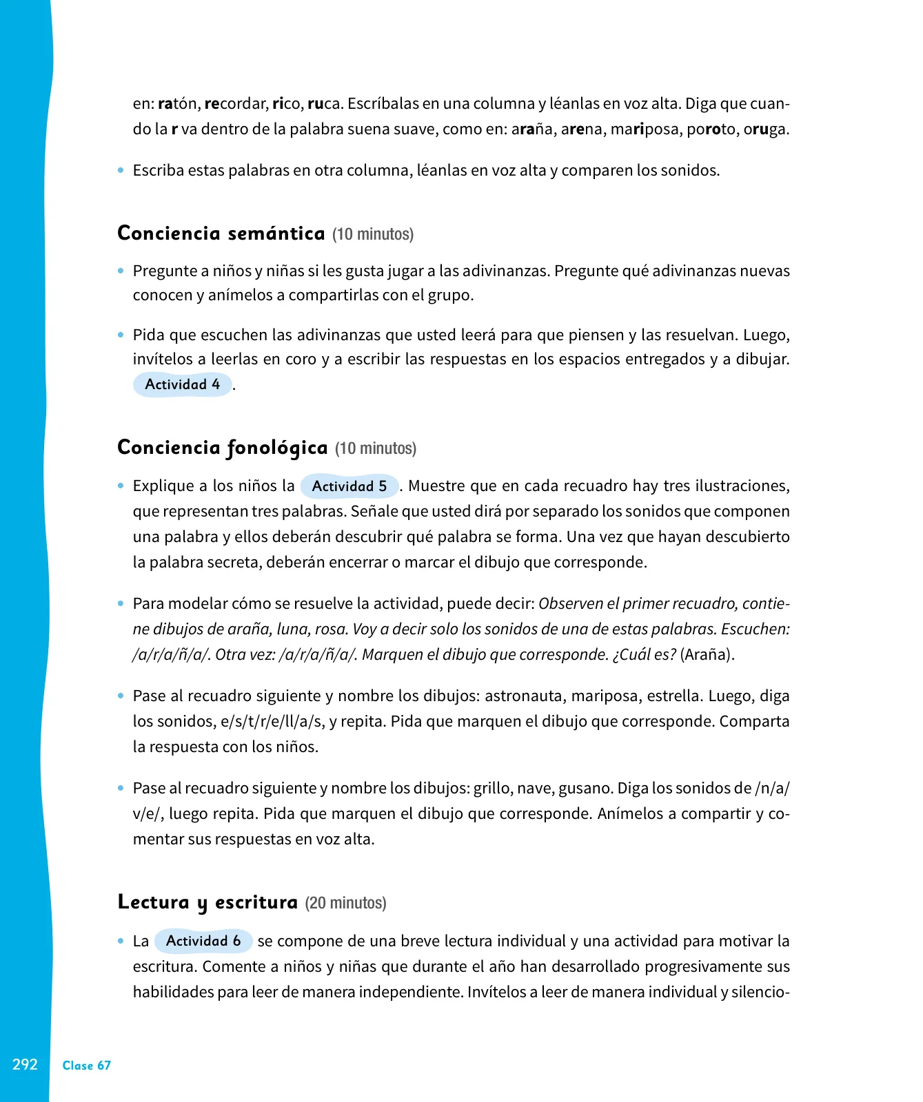 Página 293 de Lenguaje y Comunicación – Primero Básico | Texto del Estudiante MINEDUC – Descargar PDF · 2024