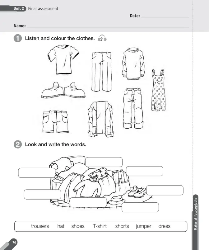 Página 78 de Inglés – Segundo Básico | Texto del Estudiante MINEDUC – Descargar PDF · 2024