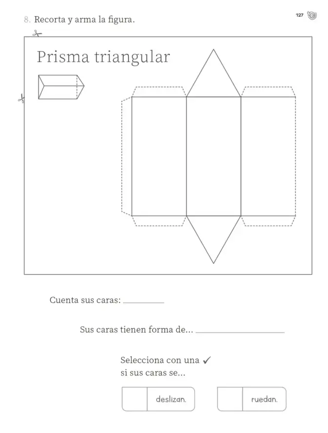 Página 128 de Múltiples lenguajes. Trazos y números. Libro de Educación Primaria Grado 2° Ciclo Escolar 2025 - 2026