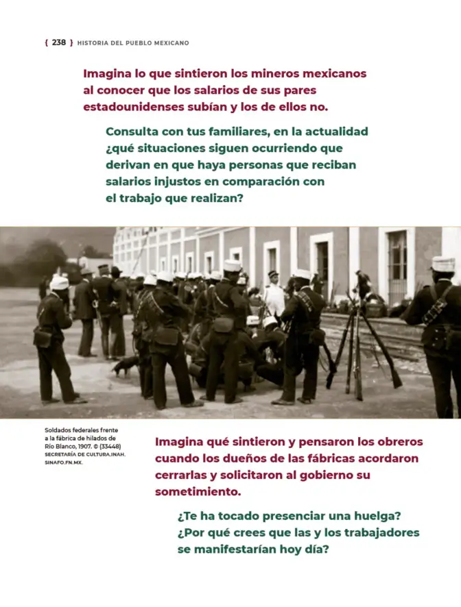 Página 239 de Historia del pueblo mexicano. Libro de Educación Secundaria Grado 1° Ciclo Escolar 2025 - 2026