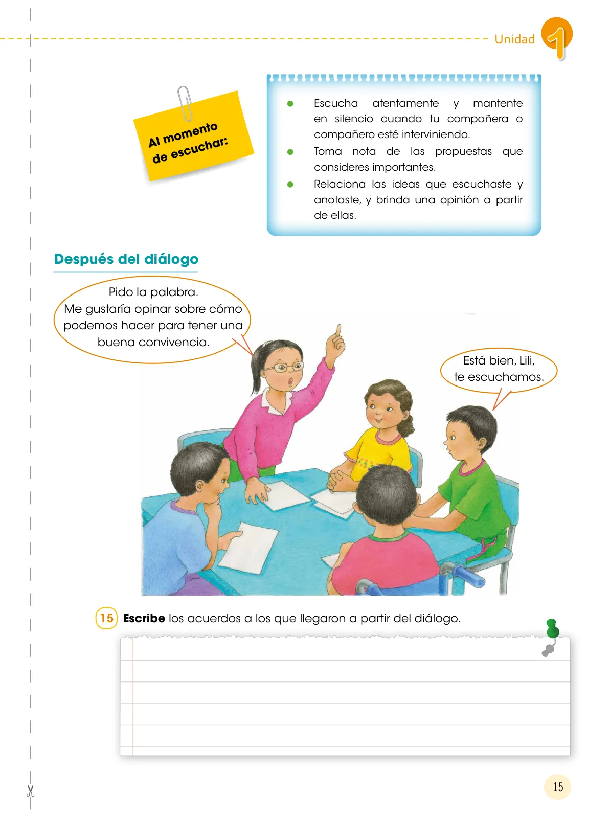 Página 16 de Comunicación 5 : cuaderno de trabajo para quinto grado de Educación Primaria 2019 · 2019