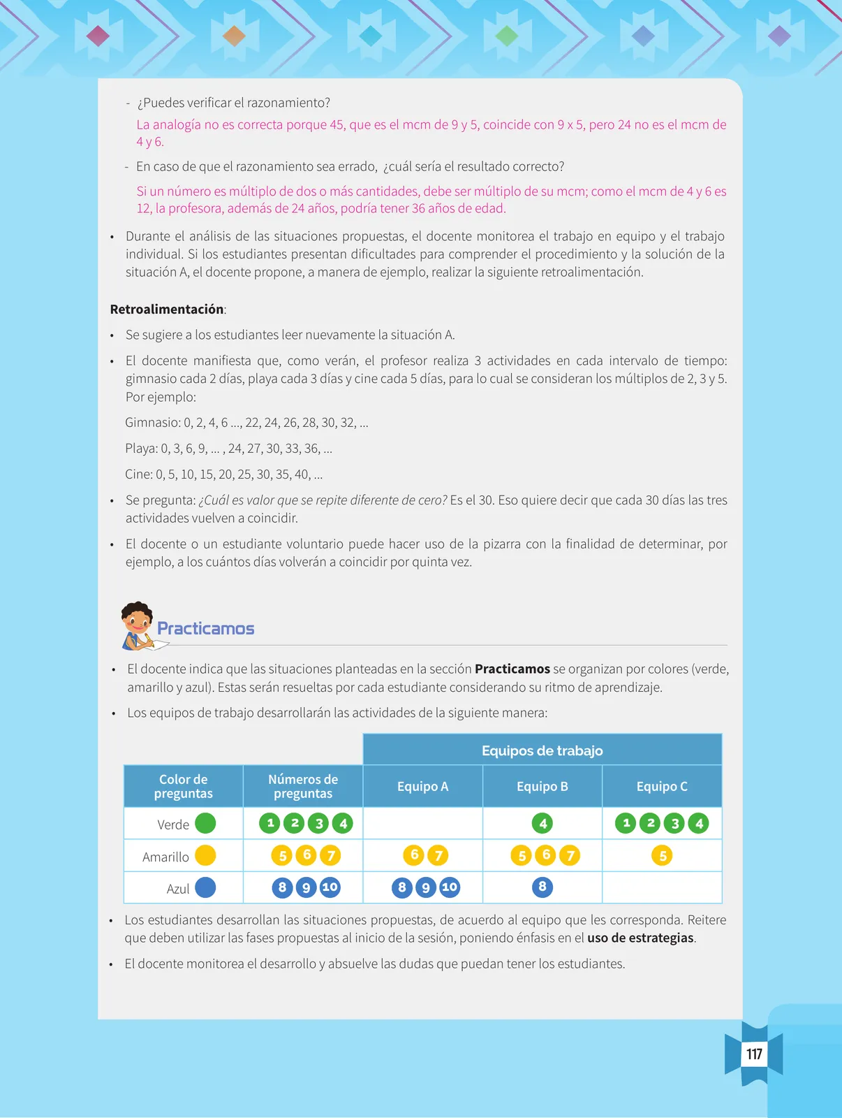 Página 119 de Resolvamos problemas 1 : manual para el docente 2018 · 2018