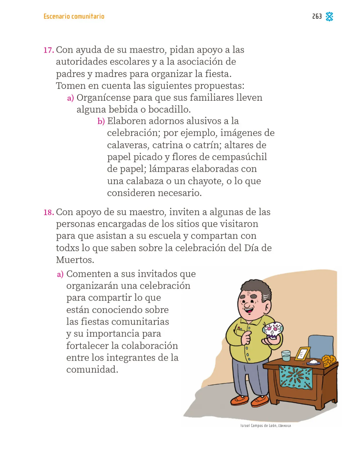 Miniatura página 264 de Proyectos Comunitarios.   Libro de Educación Primaria Grado 1°  Ciclo Escolar 2025 - 2026