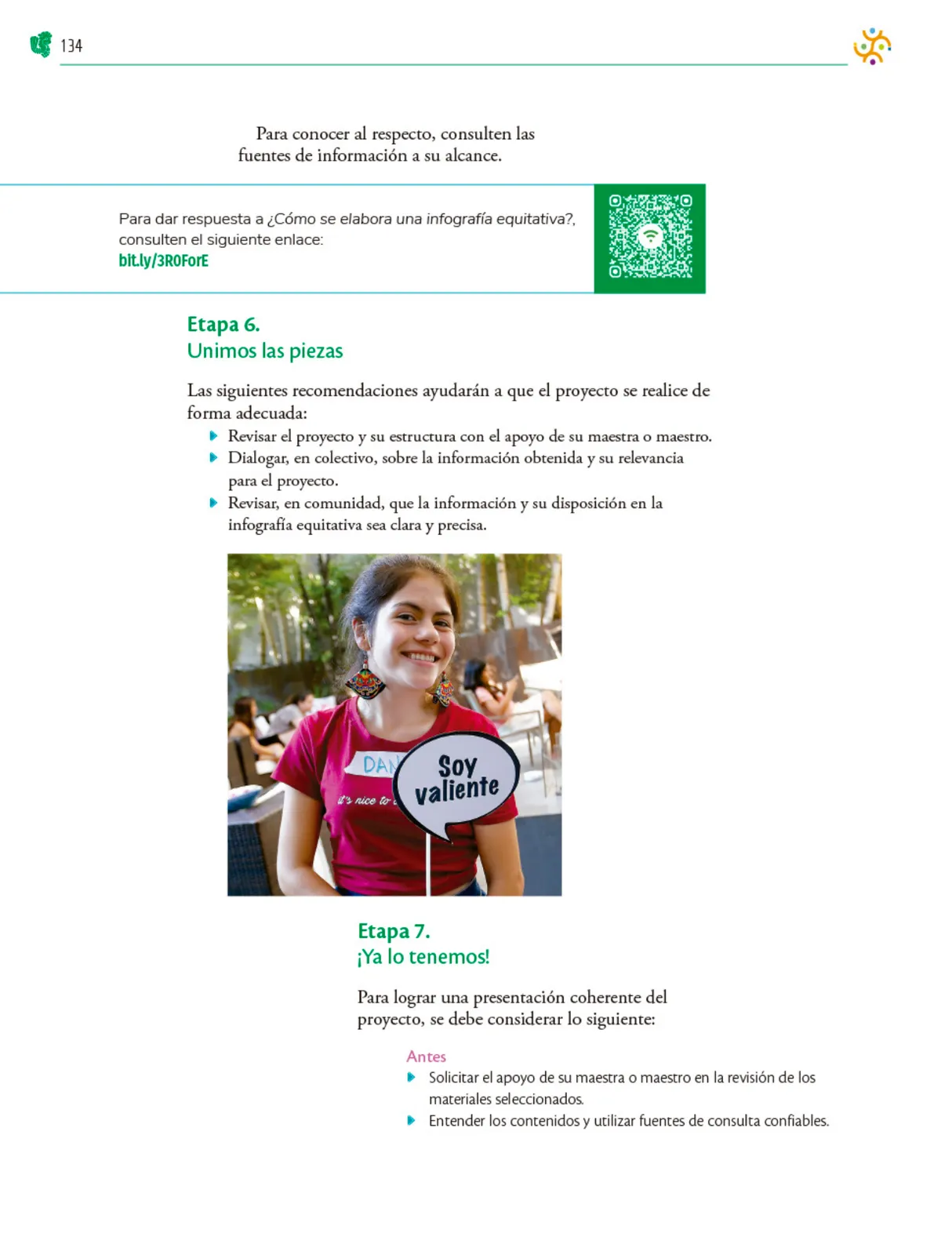 Miniatura página 135 de Colección Ximhai. Nuestro libro de Proyectos. Tomo I.   Libro de Educación Telesecundaria Grado 1°  Ciclo Escolar 2025 - 2026