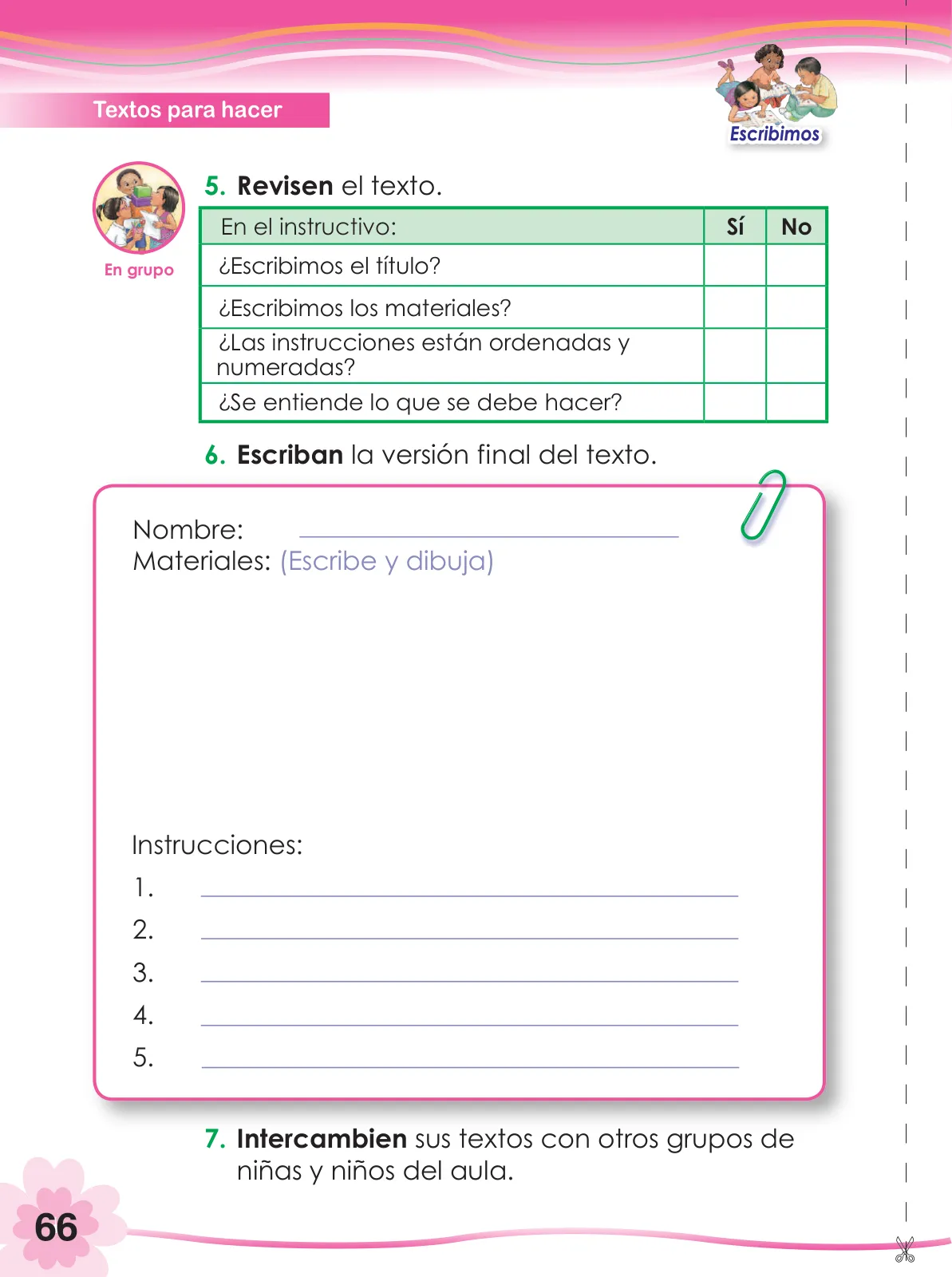Página 68 de Comunicación 2 : cuaderno de trabajo para segundo grado de Educación Primaria 2019 · 2019