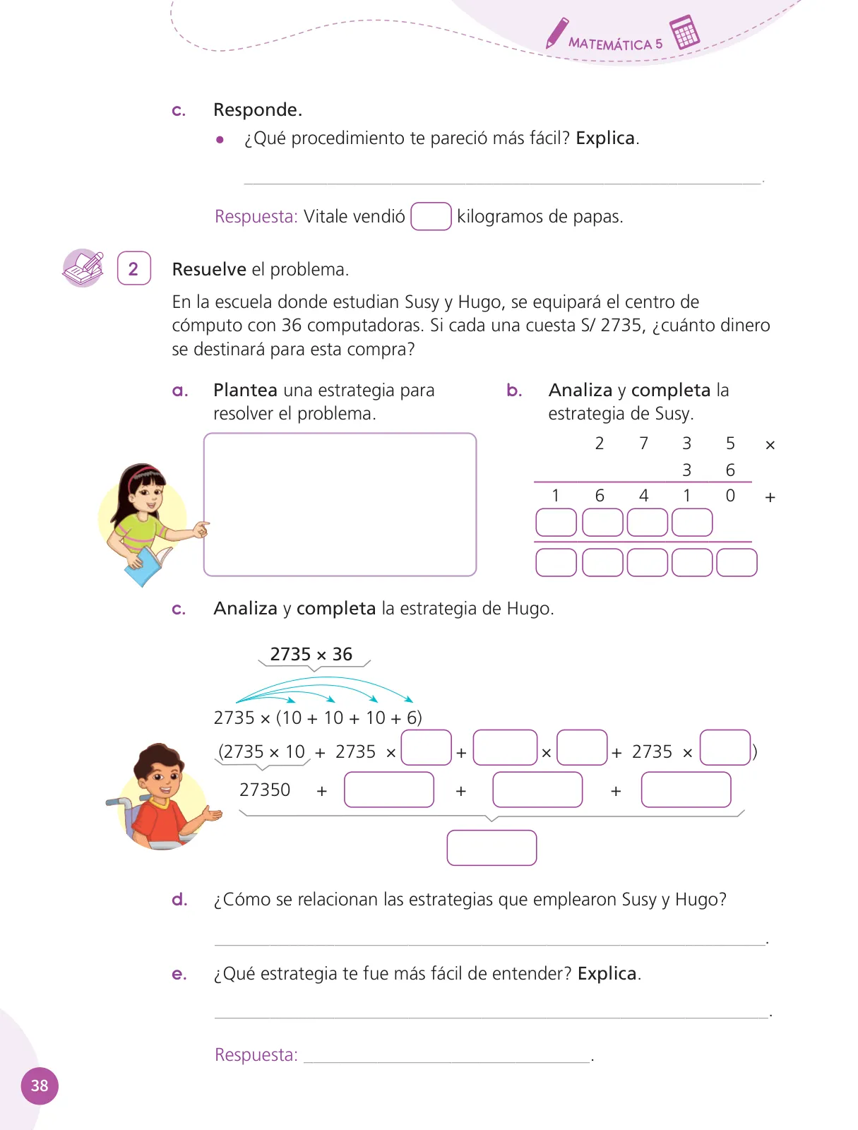 Miniatura página 40 de Cuadernillo de Matemática 5, quinto grado de Primaria ﻿ · 2023