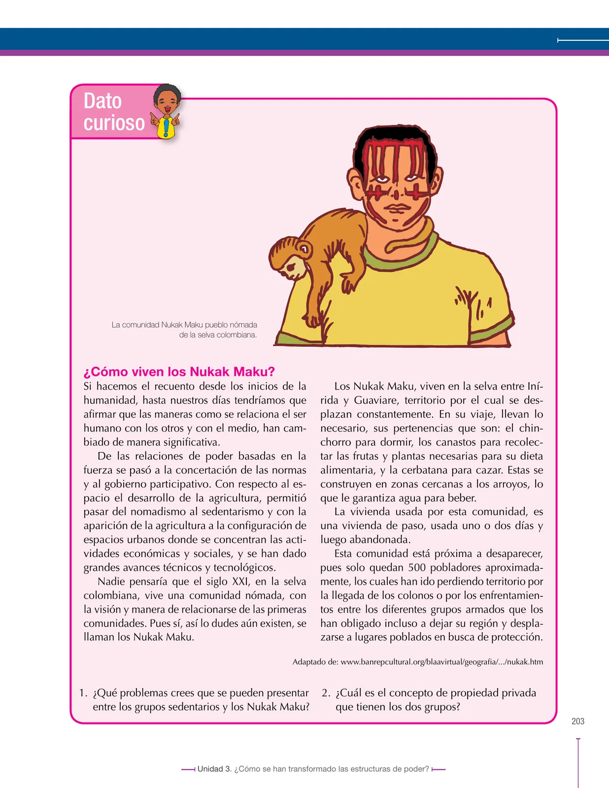 Miniatura página 203 de Ciencias Sociales 6° · Secundaria Activa