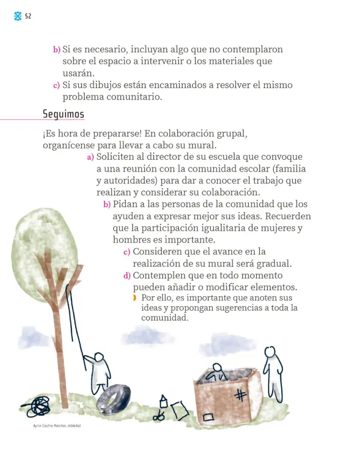 Página 53 de Proyectos Comunitarios. Libro de Educación Primaria Grado 1° Ciclo Escolar 2025 - 2026