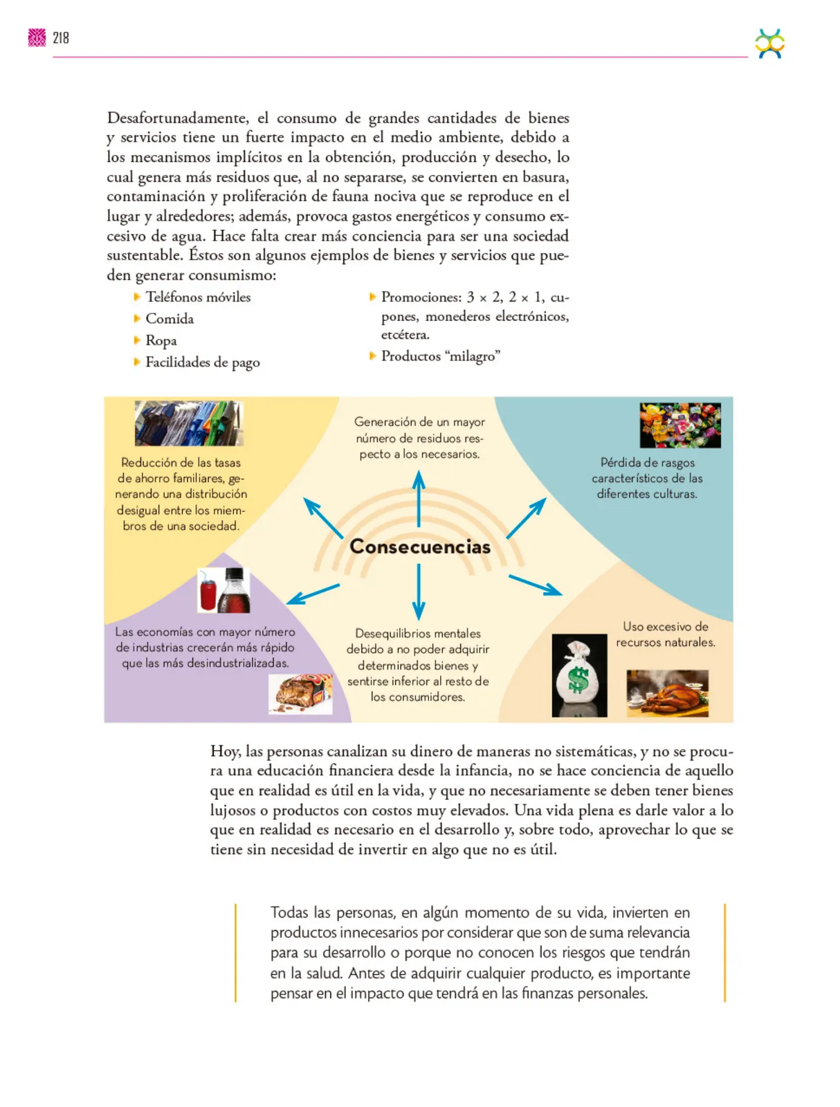 Miniatura página 219 de Colección Sk´asolil. De lo humano y lo comunitario.   Libro de Educación Secundaria Grado 2°  Ciclo Escolar 2025 - 2026
