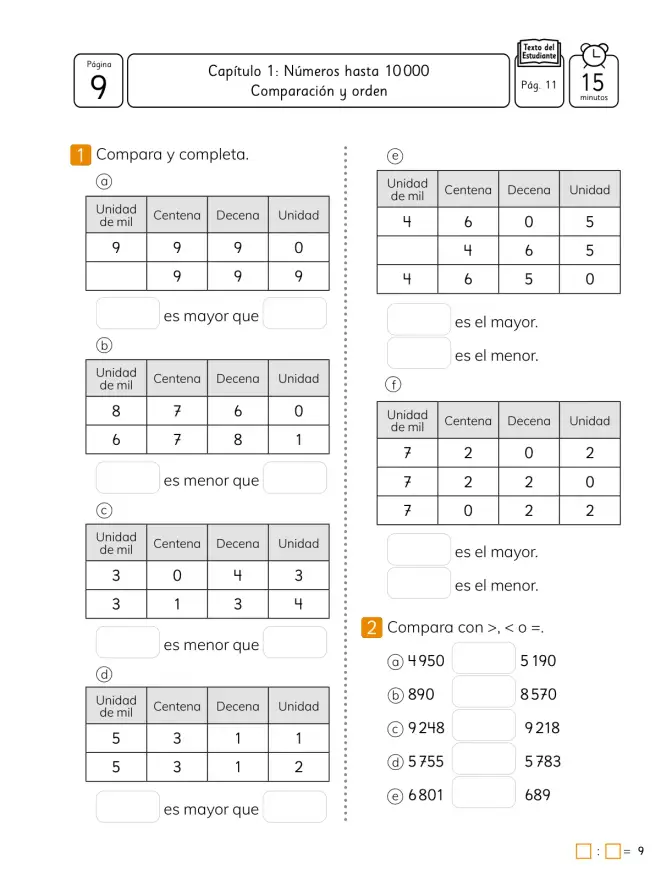 Página 11 de Sumo Primero – Cuarto Básico | Texto del Estudiante MINEDUC – Descargar PDF · 2024