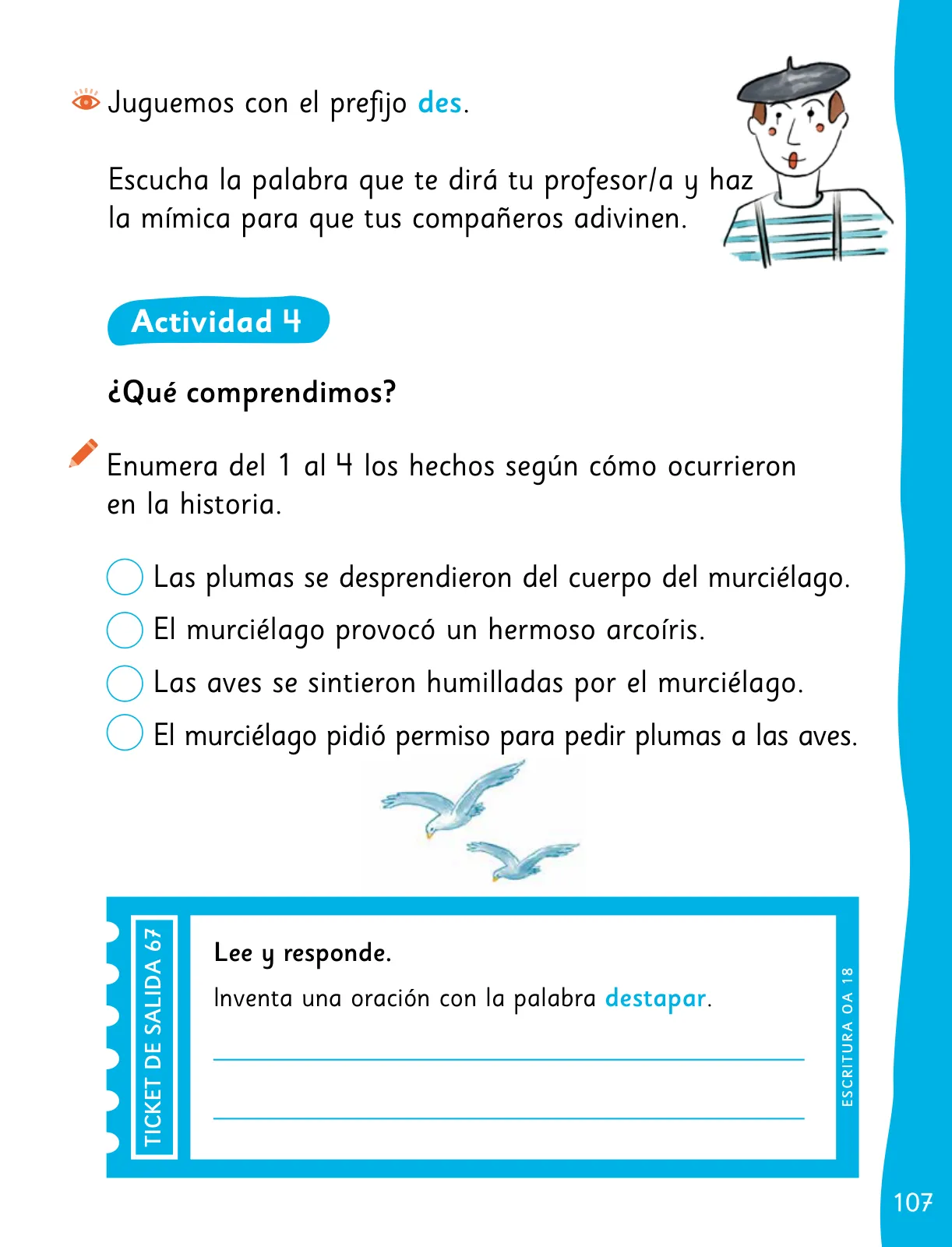 Página 109 de Lenguaje y Comunicación – Segundo Básico – Texto del Estudiante MINEDUC – Descargar PDF · 2024