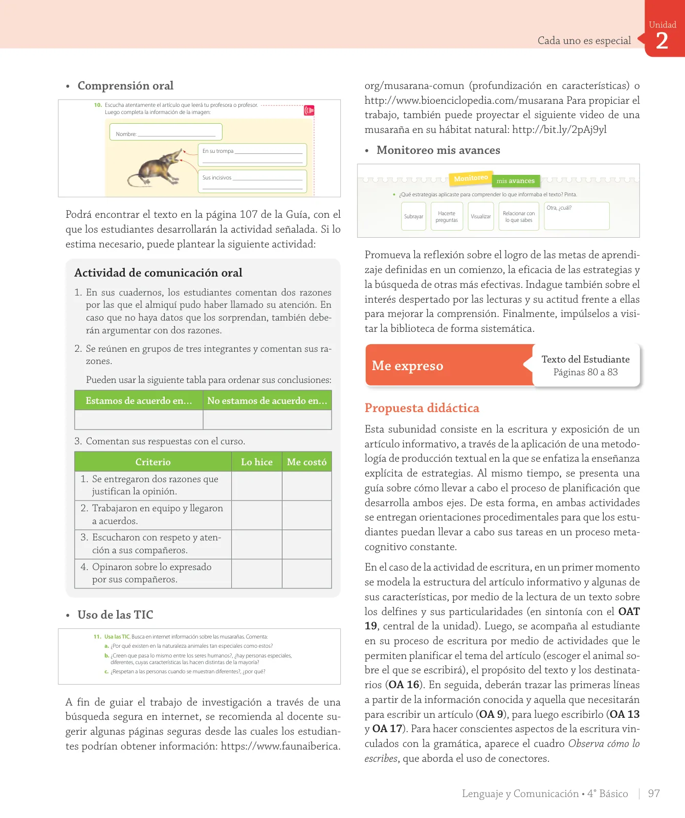 Página 143 de Lenguaje y Comunicación – Cuarto Básico | Texto del Estudiante MINEDUC – Descargar PDF · 2024