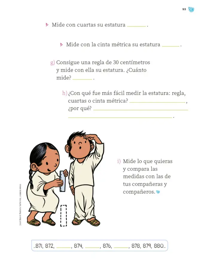 Página 94 de Múltiples lenguajes. Trazos y números. Libro de Educación Primaria Grado 2° Ciclo Escolar 2025 - 2026