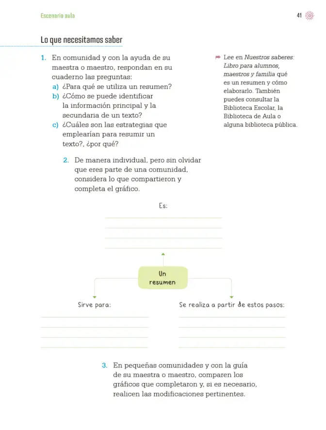 Página 44 de Proyectos de Aula. Libro de Educación Primaria Grado 4° Ciclo Escolar 2025 - 2026