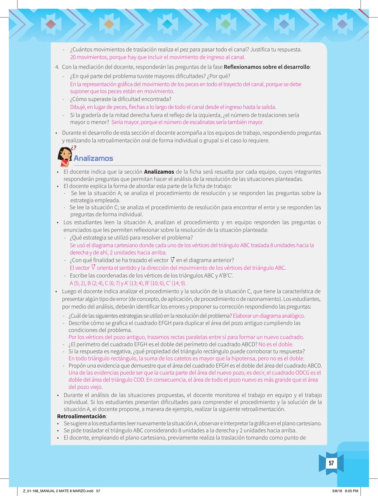 Miniatura página 59 de Resolvamos problemas 2 : manual para el docente 2018 · 2018