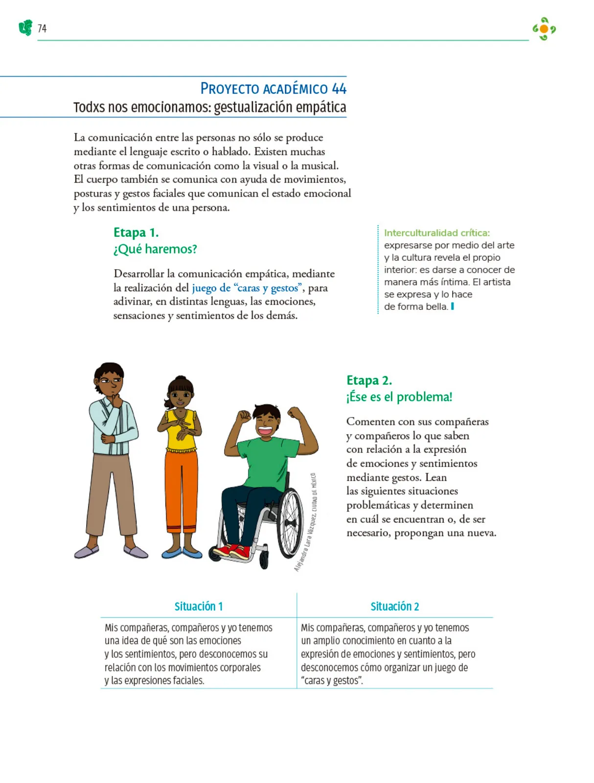 Miniatura página 75 de Colección Nanahuatzin. Nuestro libro de Proyectos.  Tomo III.  Libro de Educación Telesecundaria Grado 3°  Ciclo Escolar 2025 - 2026
