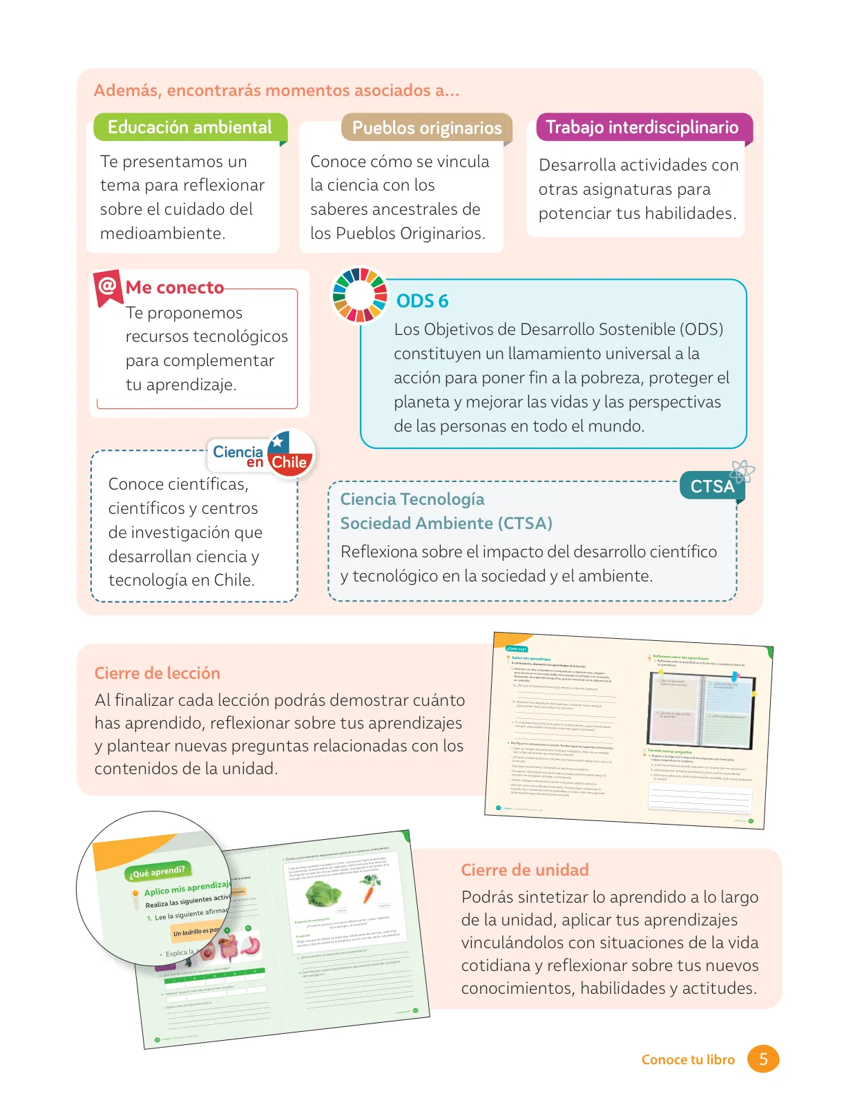 Miniatura página 7 de Libro de Ciencias Naturales – Quinto Básico | Texto del Estudiante MINEDUC – Descargar PDF · 2024