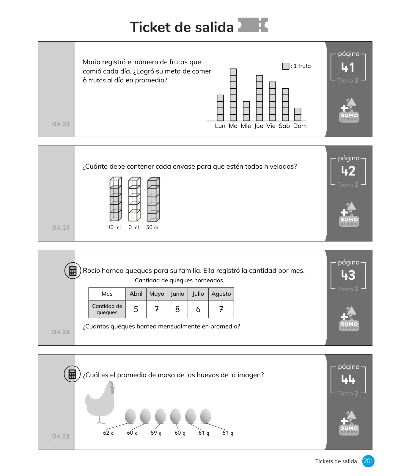 Página 203 de Sumo Primero – Quinto Básico | Texto del Estudiante MINEDUC – Descargar PDF · 2024