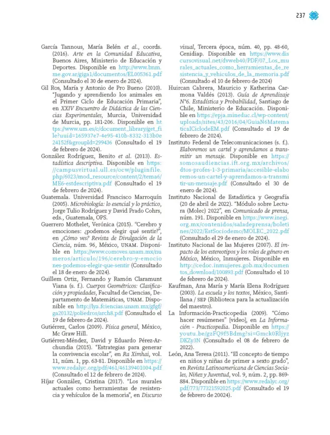 Página 238 de Nuestros saberes: Libro para alumnos, maestros y familia. Libro de Educación Primaria Grado 1° Ciclo Escolar 2025 - 2026