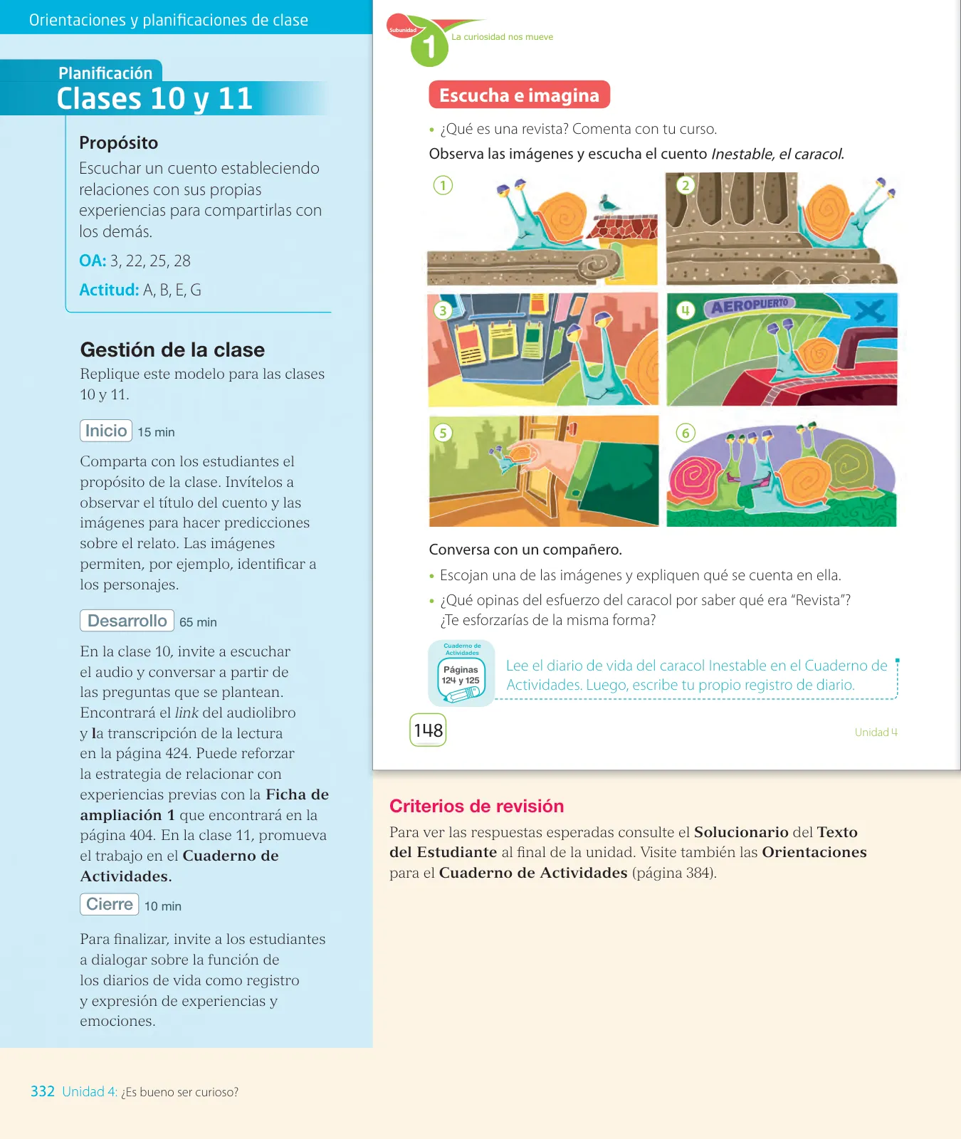 Página 124 de Lenguaje y Comunicación – Segundo Básico – Texto del Estudiante MINEDUC – Descargar PDF · 2024