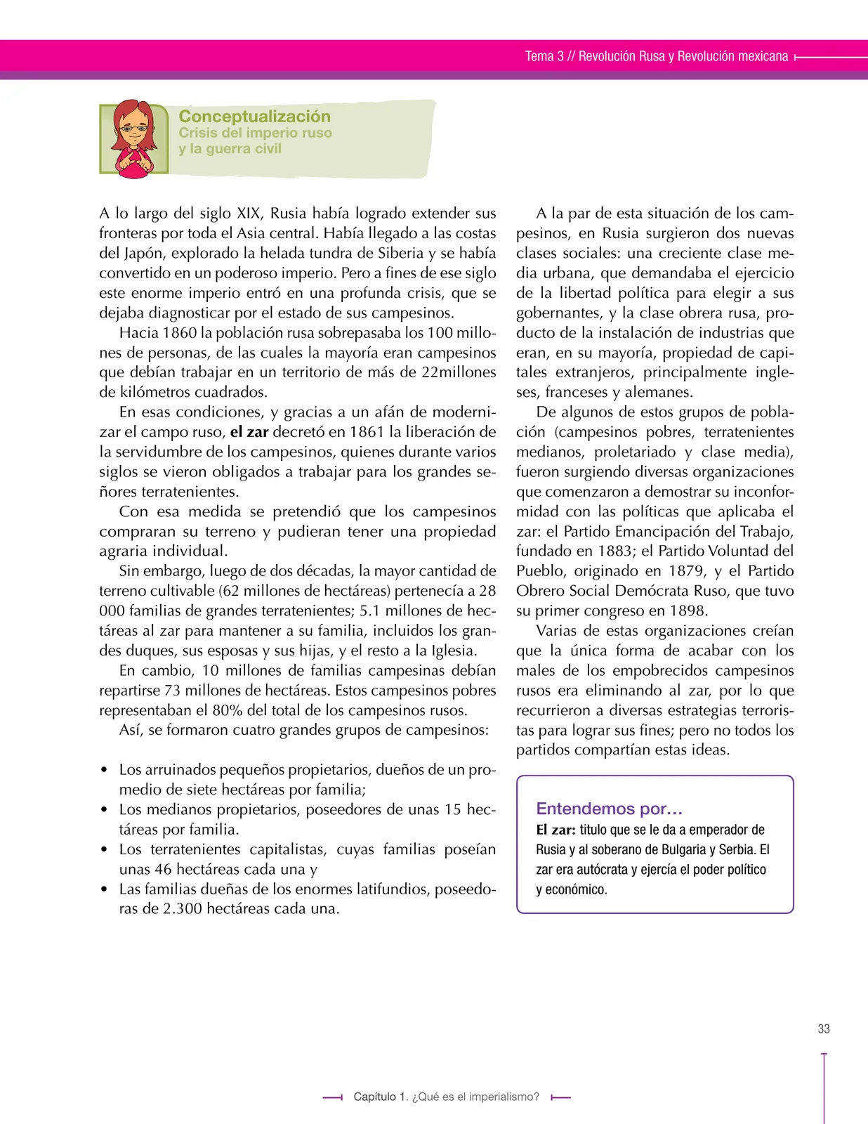 Miniatura página 33 de Ciencias Sociales 9° · Secundaria Activa