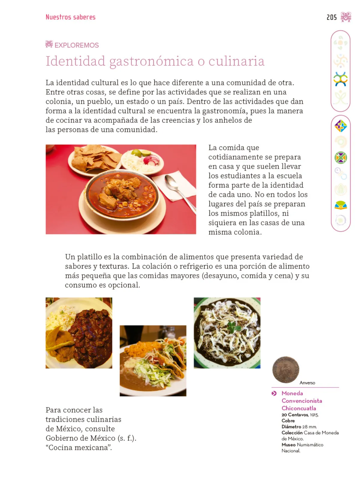 Miniatura página 206 de Nuestros saberes: Libro para alumnos, maestros y familia.   Libro de Educación Primaria Grado 4°  Ciclo Escolar 2025 - 2026