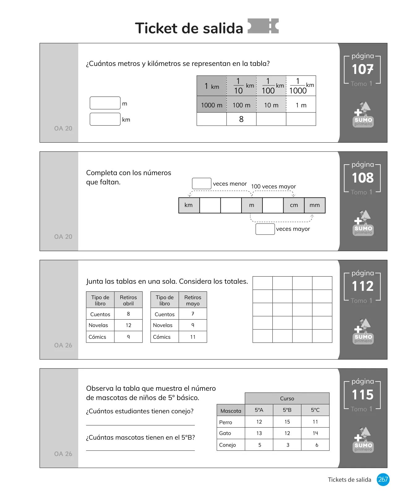 Página 269 de Sumo Primero – Quinto Básico | Texto del Estudiante MINEDUC – Descargar PDF · 2024