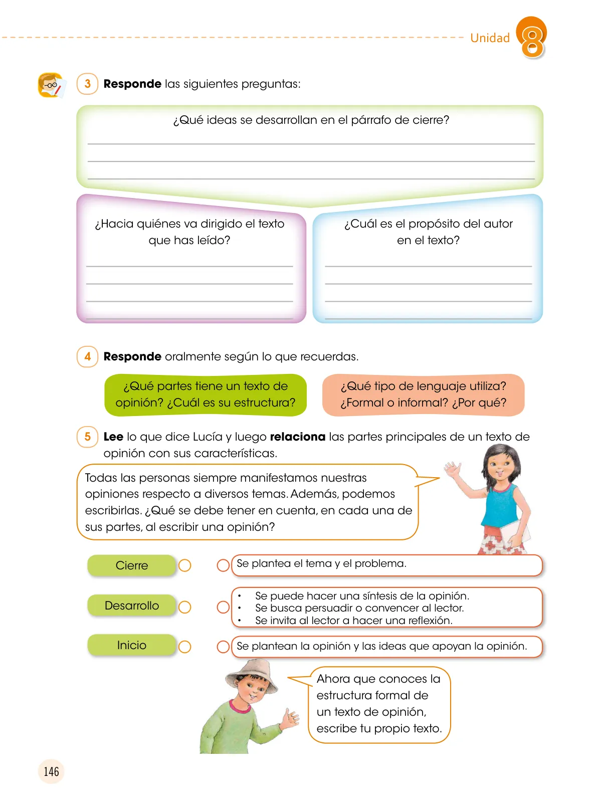 Página 147 de Comunicación 6 : cuaderno de trabajo para sexto grado de Educación Primaria 2019 · 2019