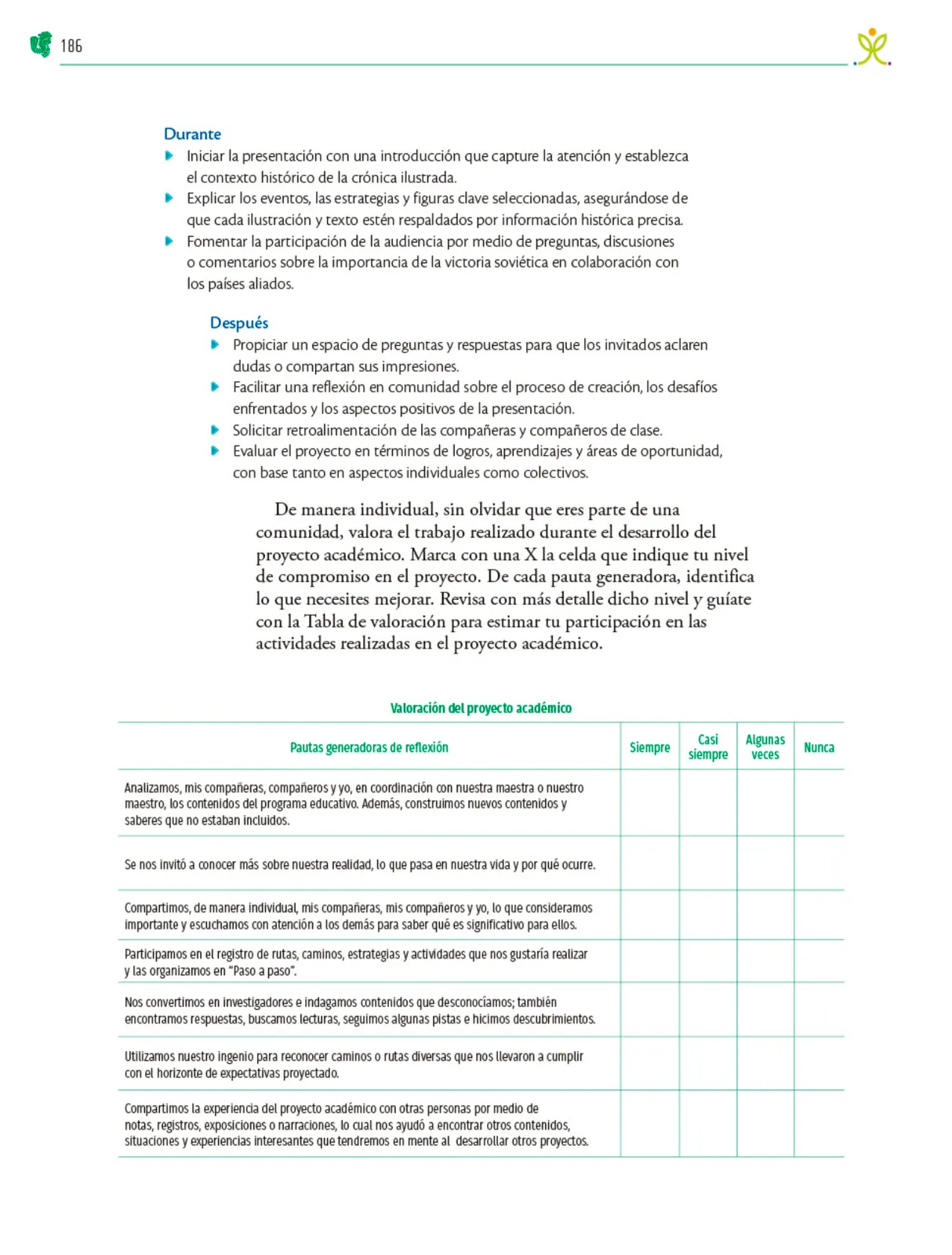 Miniatura página 187 de Colección Nanahuatzin. Nuestro libro de Proyectos.  Tomo III.  Libro de Educación Telesecundaria Grado 3°  Ciclo Escolar 2025 - 2026