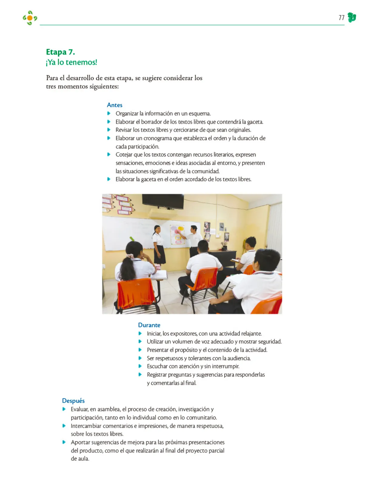 Miniatura página 78 de Colección Nanahuatzin. Nuestro libro de Proyectos.  Tomo II.  Libro de Educación Telesecundaria Grado 3°  Ciclo Escolar 2025 - 2026