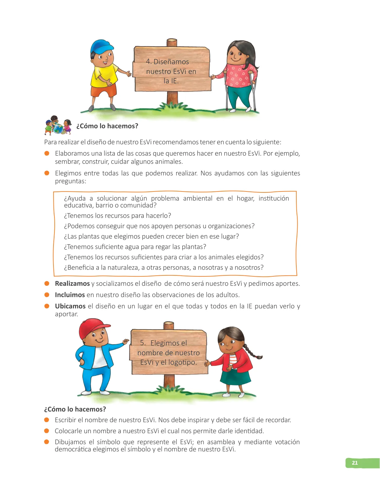 Miniatura página 23 de Guía de Educación Ambiental para el Desarrollo Sostenible : EsVi Espacio de Vida IV Ciclo. Estudiantes de 3o. y 4o. grado de Educación Primaria · 2017