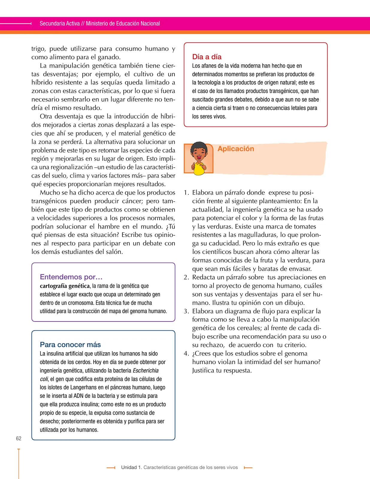 Miniatura página 62 de Ciencias Naturales 9° · Secundaria Activa