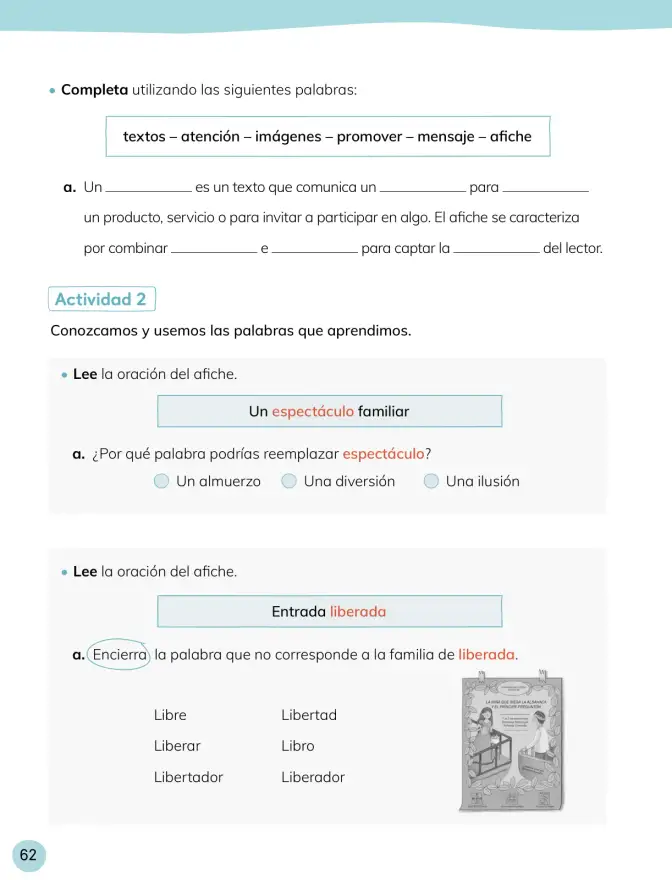 Página 63 de Lenguaje y Comunicación – Cuarto Básico | Texto del Estudiante MINEDUC – Descargar PDF · 2024