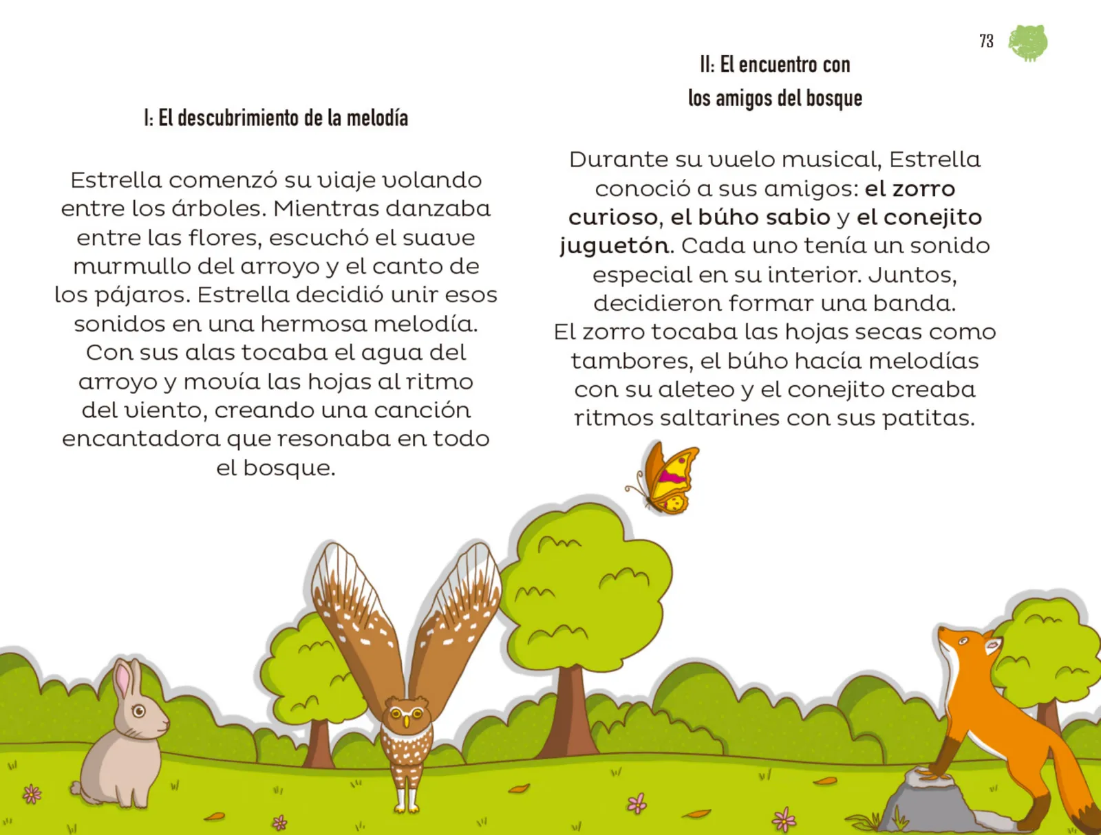 Miniatura página 74 de Múltiples lenguajes.   Libro de Educación Preescolar Grado 1°  Ciclo Escolar 2025 - 2026