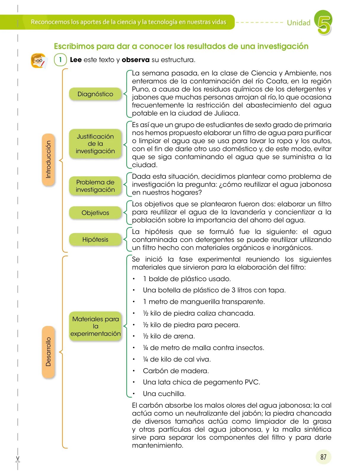 Página 88 de Comunicación 6 : cuaderno de trabajo para sexto grado de Educación Primaria 2019 · 2019