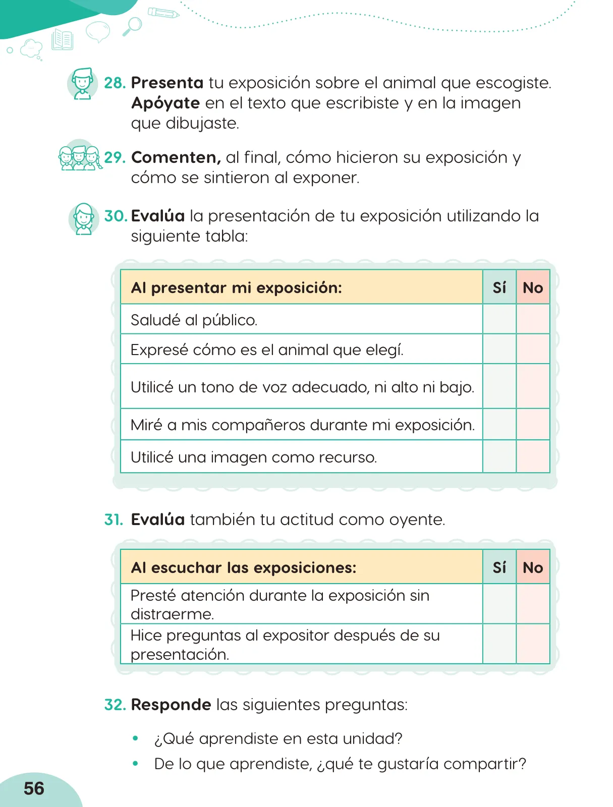 Página 58 de Cuadernillo de Comunicación 2. Segundo grado de Primaria · 2024