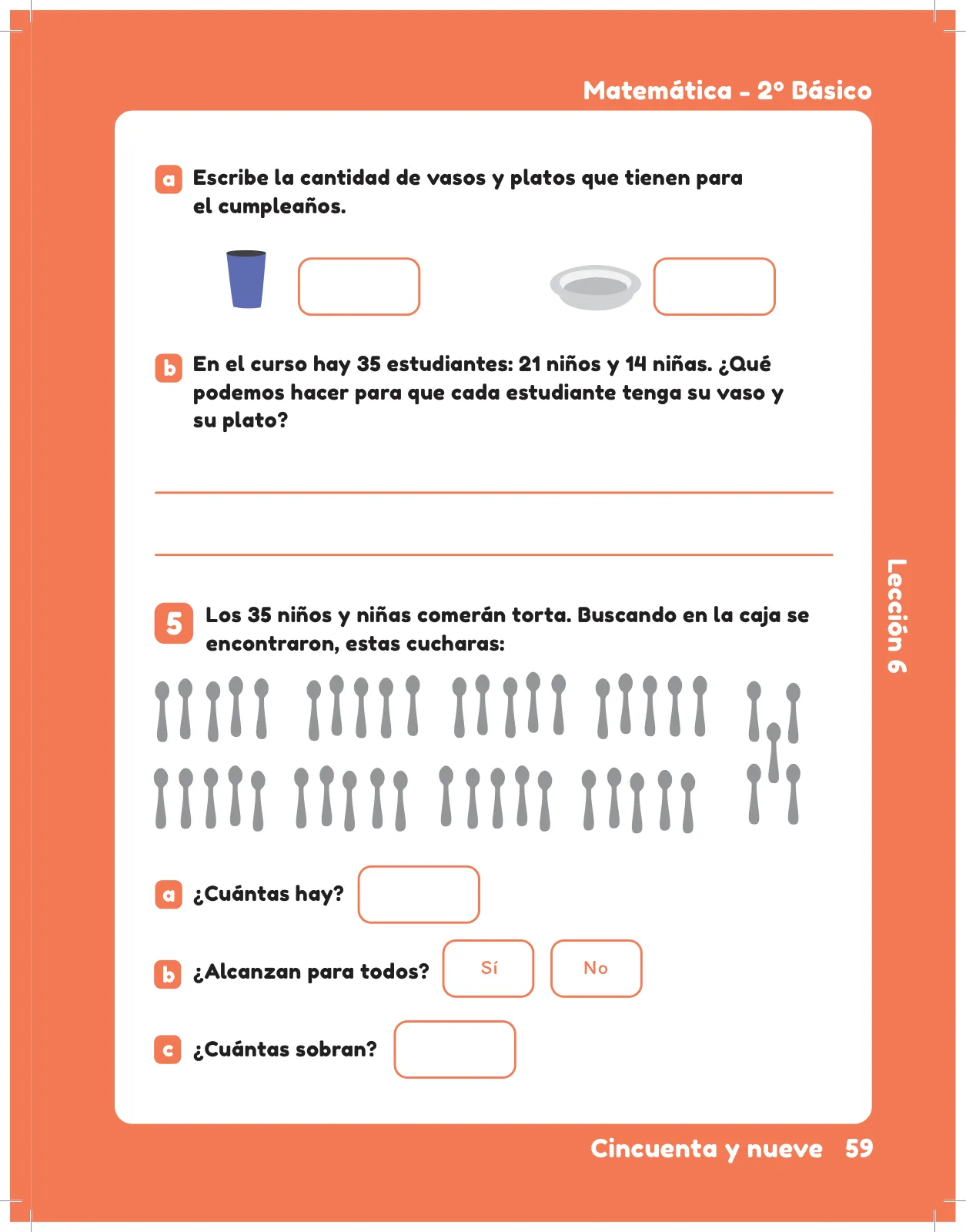 Página 61 de Sumo Primero – Segundo Básico | Texto del Estudiante MINEDUC – Descargar PDF · 2024