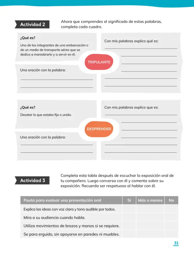 Página 33 de Lenguaje y Comunicación – Tercero Básico | Texto del Estudiante MINEDUC – Descargar PDF · 2024