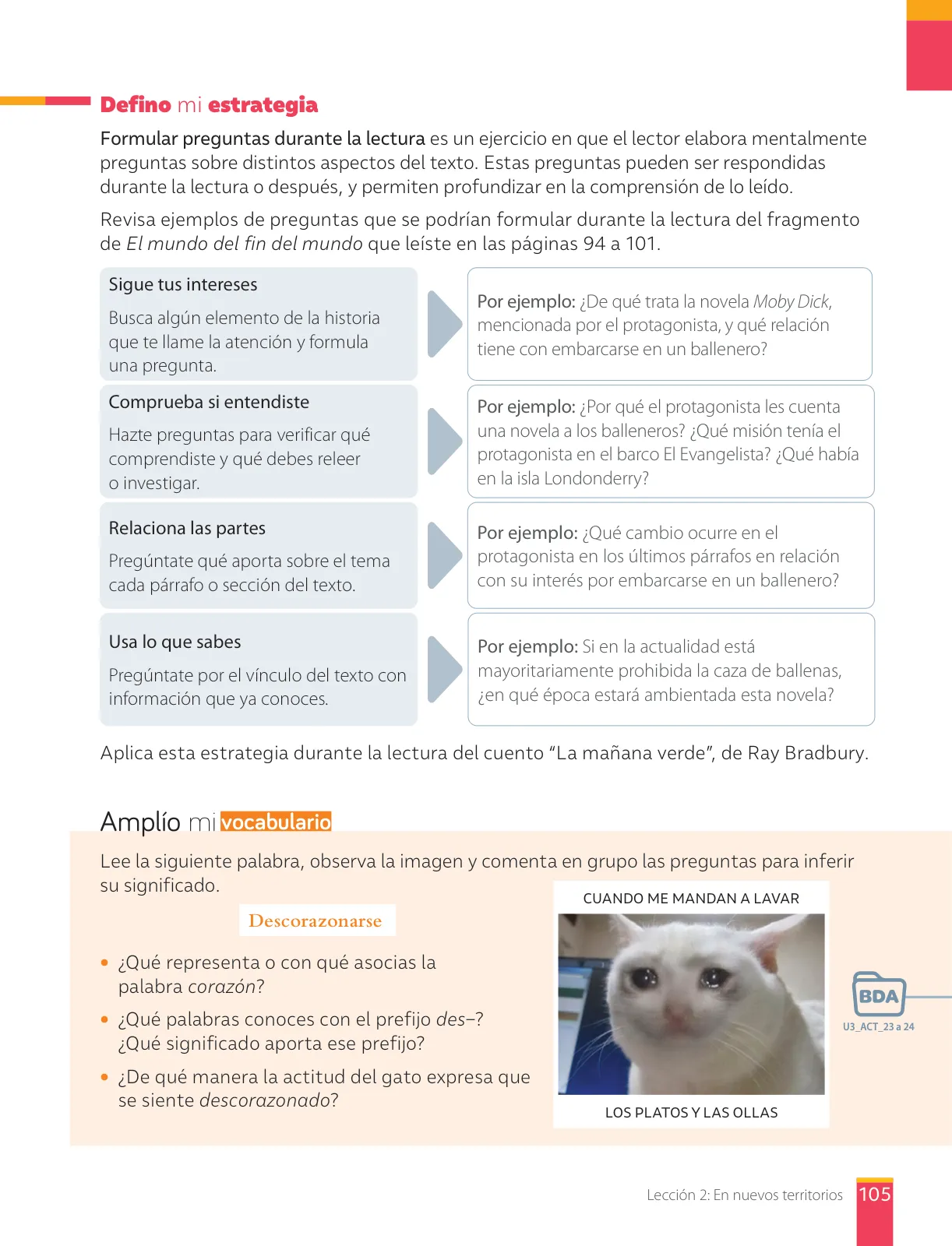 Página 107 de Libro de Lengua y Literatura – Séptimo Básico | Texto del Estudiante MINEDUC – Descargar PDF · 2024
