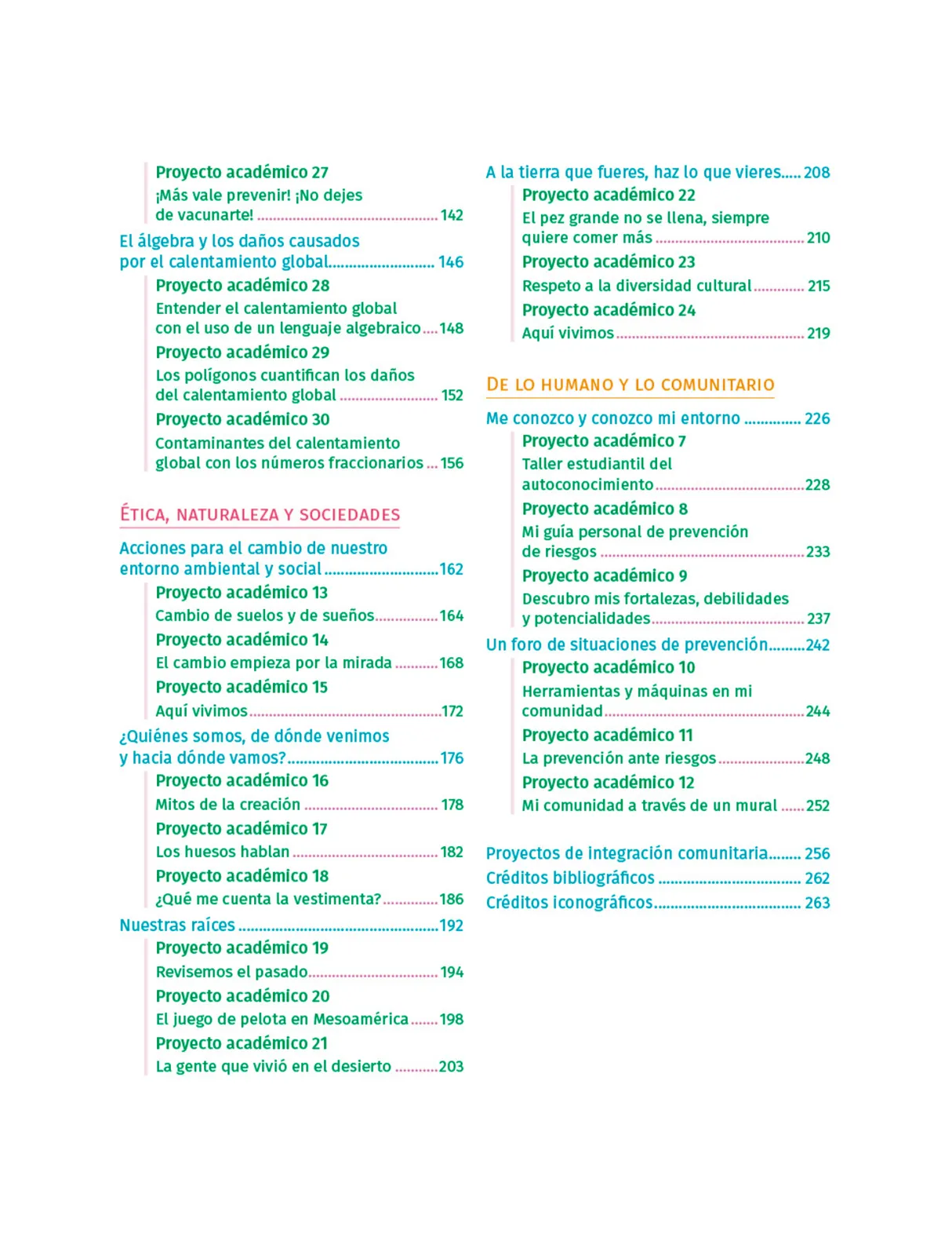 Página 10 de Colección Ximhai. Nuestro libro de Proyectos. Tomo II. Libro de Educación Telesecundaria Grado 1° Ciclo Escolar 2025 - 2026