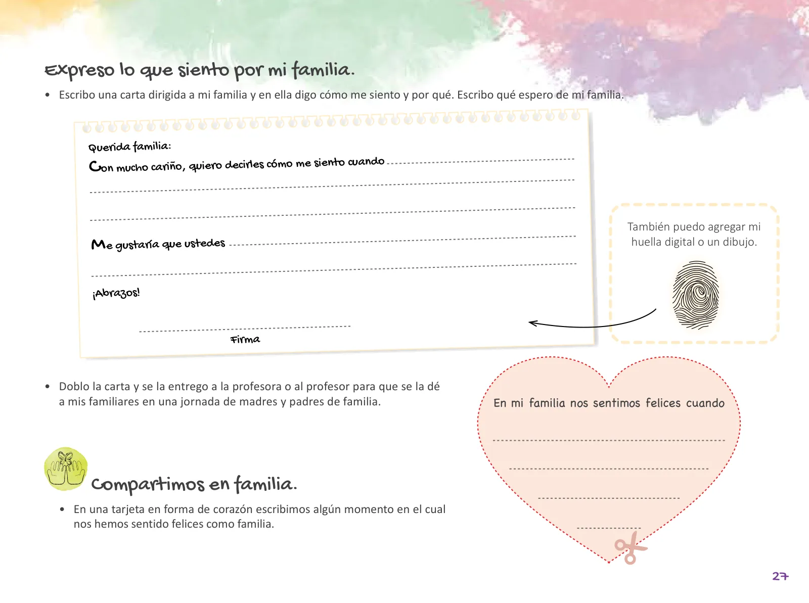Miniatura página 29 de Cuadernillo de Tutoría 3 : tercer grado de Educación Primaria · 2021