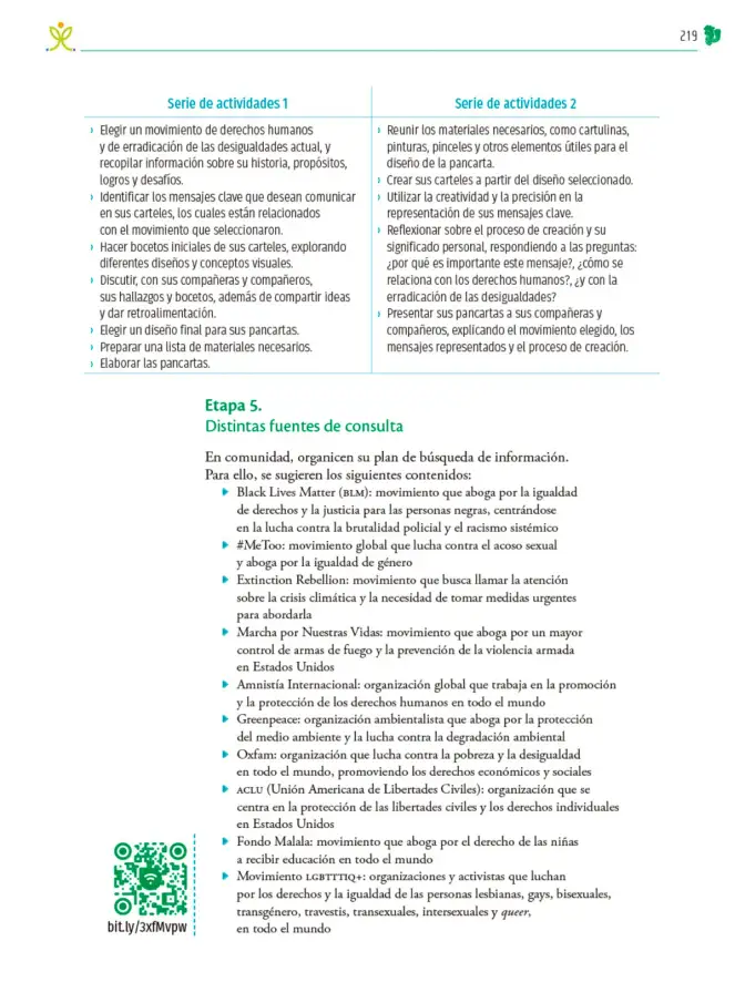 Página 220 de Colección Nanahuatzin. Nuestro libro de Proyectos. Tomo III. Libro de Educación Telesecundaria Grado 3° Ciclo Escolar 2025 - 2026