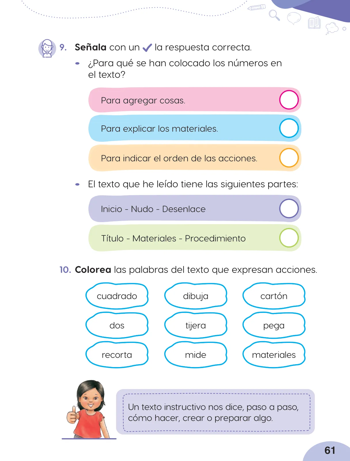 Página 63 de Cuadernillo de Comunicación 2, segundo grado de Primaria · 2023