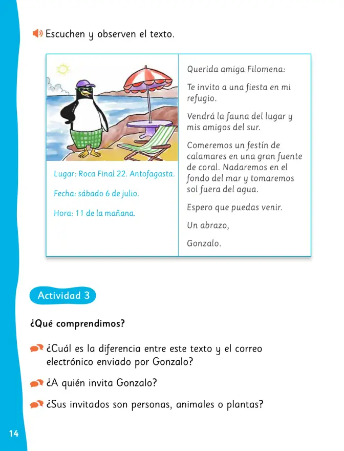 Página 17 de Lenguaje y Comunicación – Primero Básico | Texto del Estudiante MINEDUC – Descargar PDF · 2024