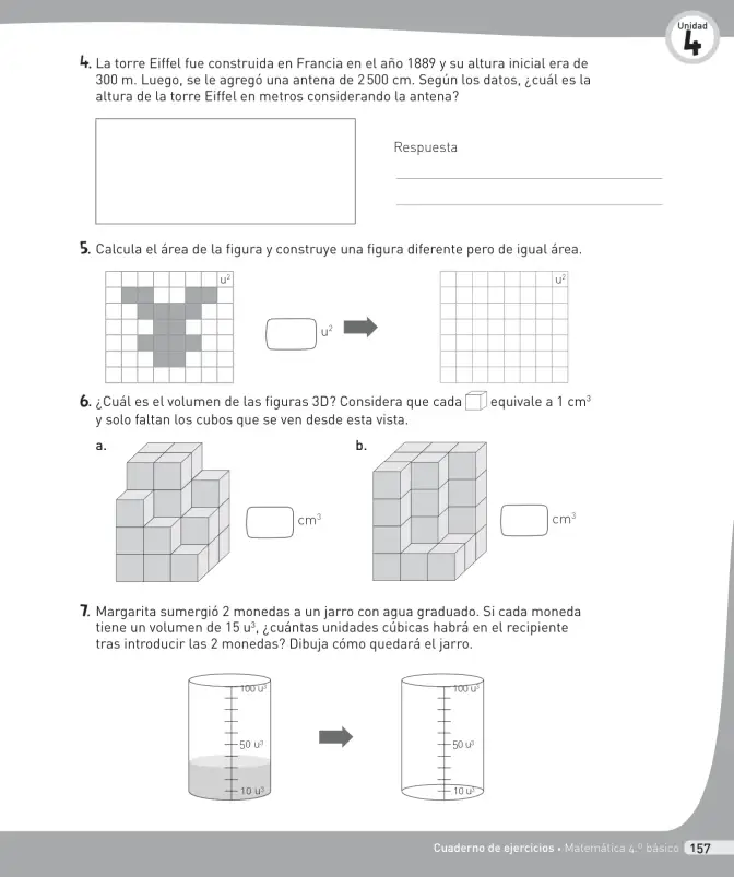 Página 158 de Matemática – Cuarto Básico | Texto del Estudiante MINEDUC – Descargar PDF · 2024