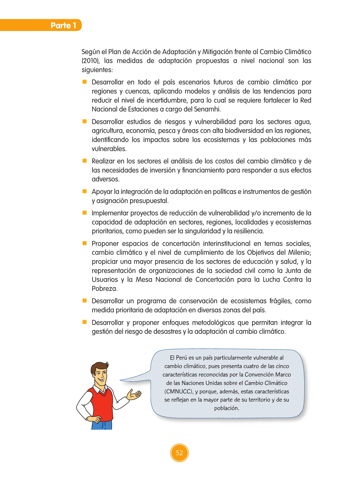 Miniatura página 53 de Guía de educación ambiental para el desarrollo sostenible : cambio climático · 2016