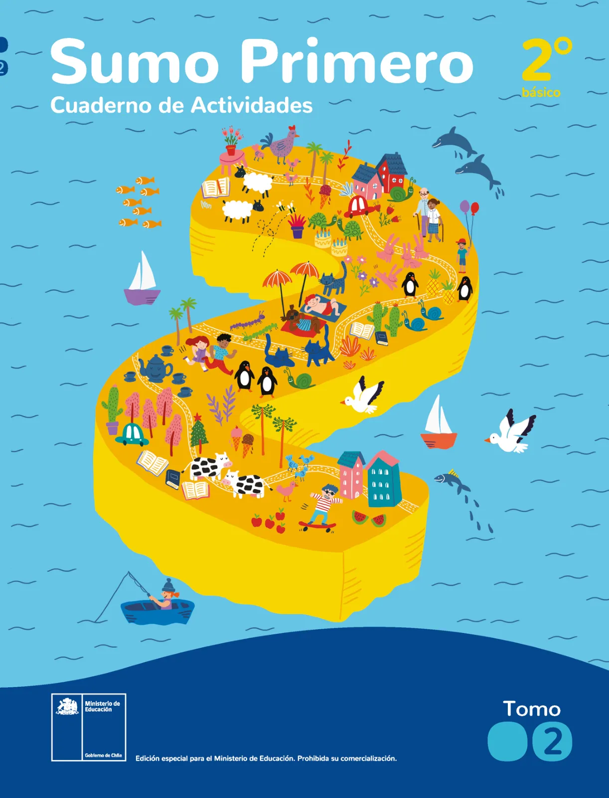 Portada de Sumo Primero – Segundo Básico | Texto del Estudiante MINEDUC – Descargar PDF · 2024