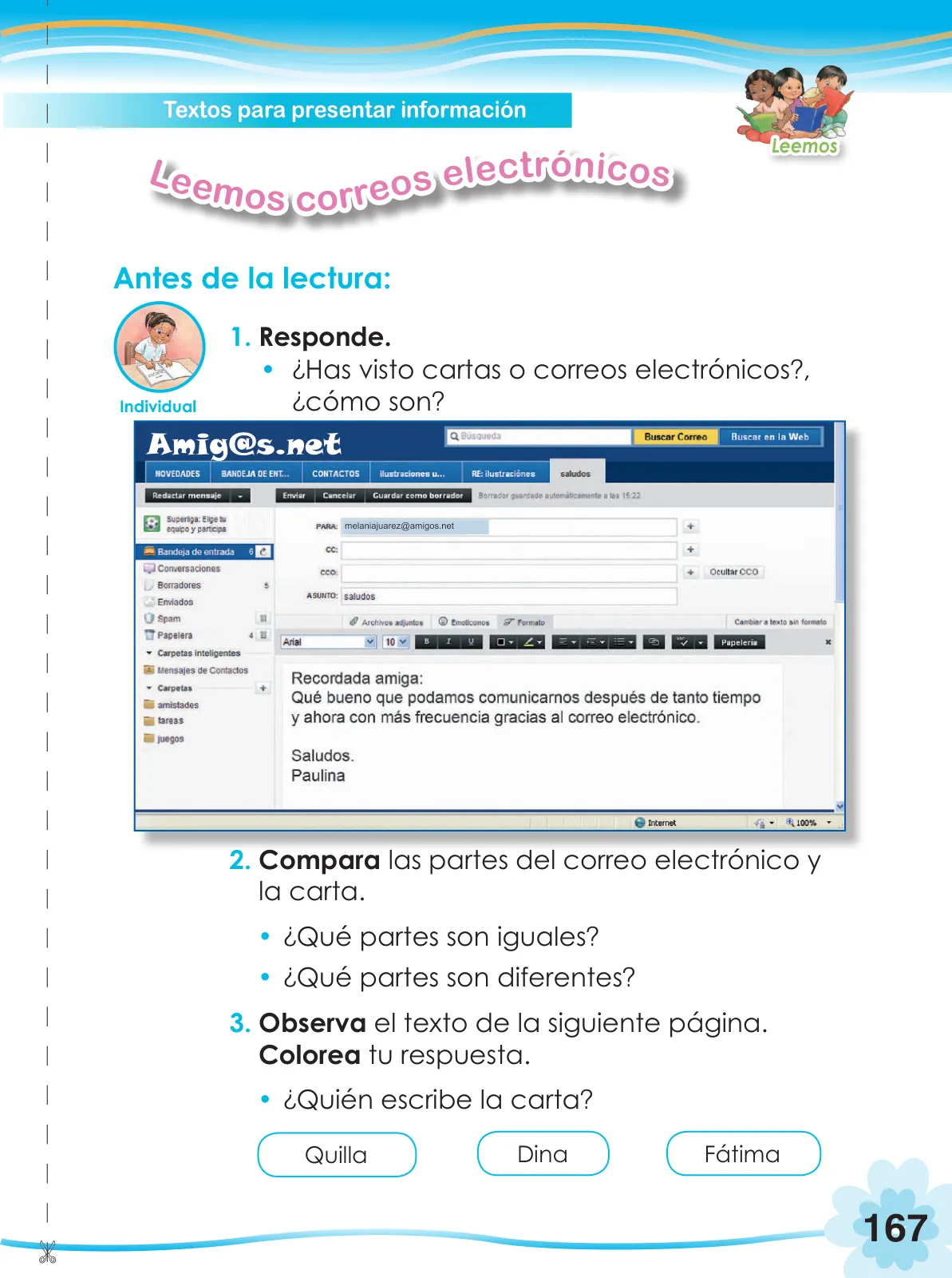 Página 169 de Comunicación 2 : cuaderno de trabajo para segundo grado de Educación Primaria 2019 · 2019