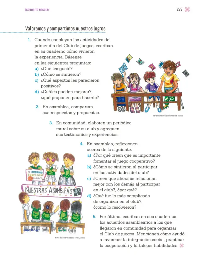 Página 302 de Proyectos Escolares. Libro de Educación Primaria Grado 4° Ciclo Escolar 2025 - 2026