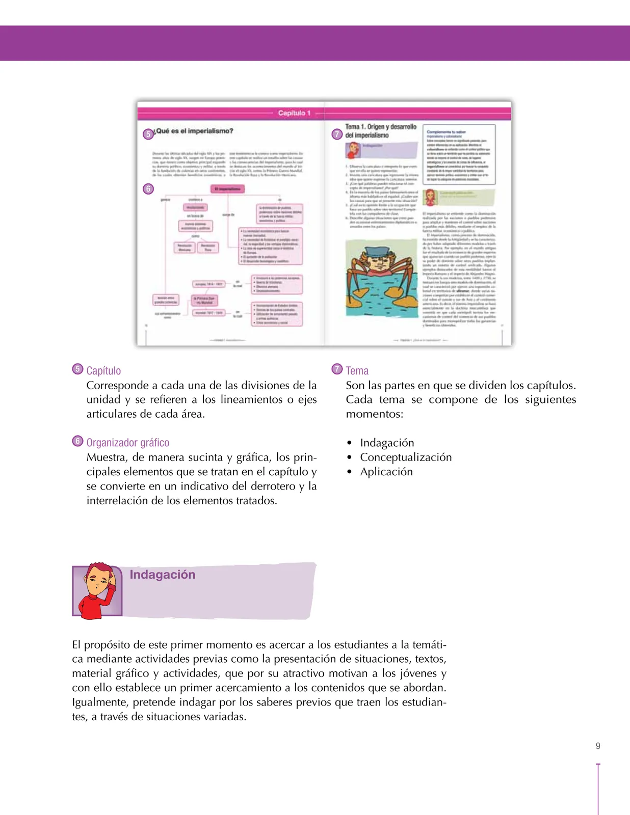 Miniatura página 9 de Ciencias Sociales 9° · Secundaria Activa